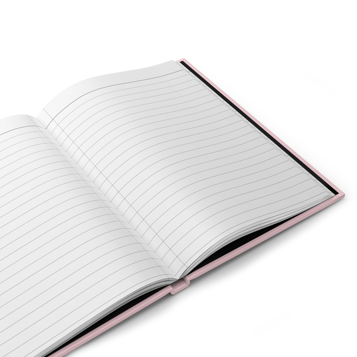 Psalms 73:26 journal with lined pages, featuring a soft pink cover and an open layout.